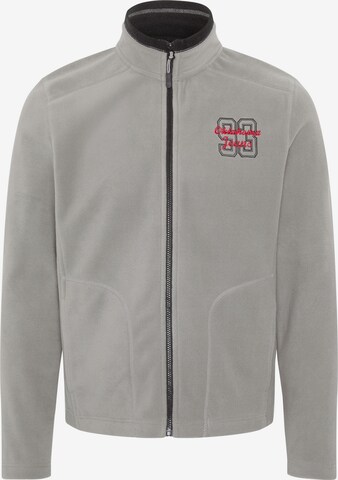 Oklahoma Jeans Fleece Jacket in Grey: front