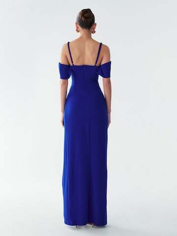 BWLDR Evening dress 'Amaliah' in Blue: back
