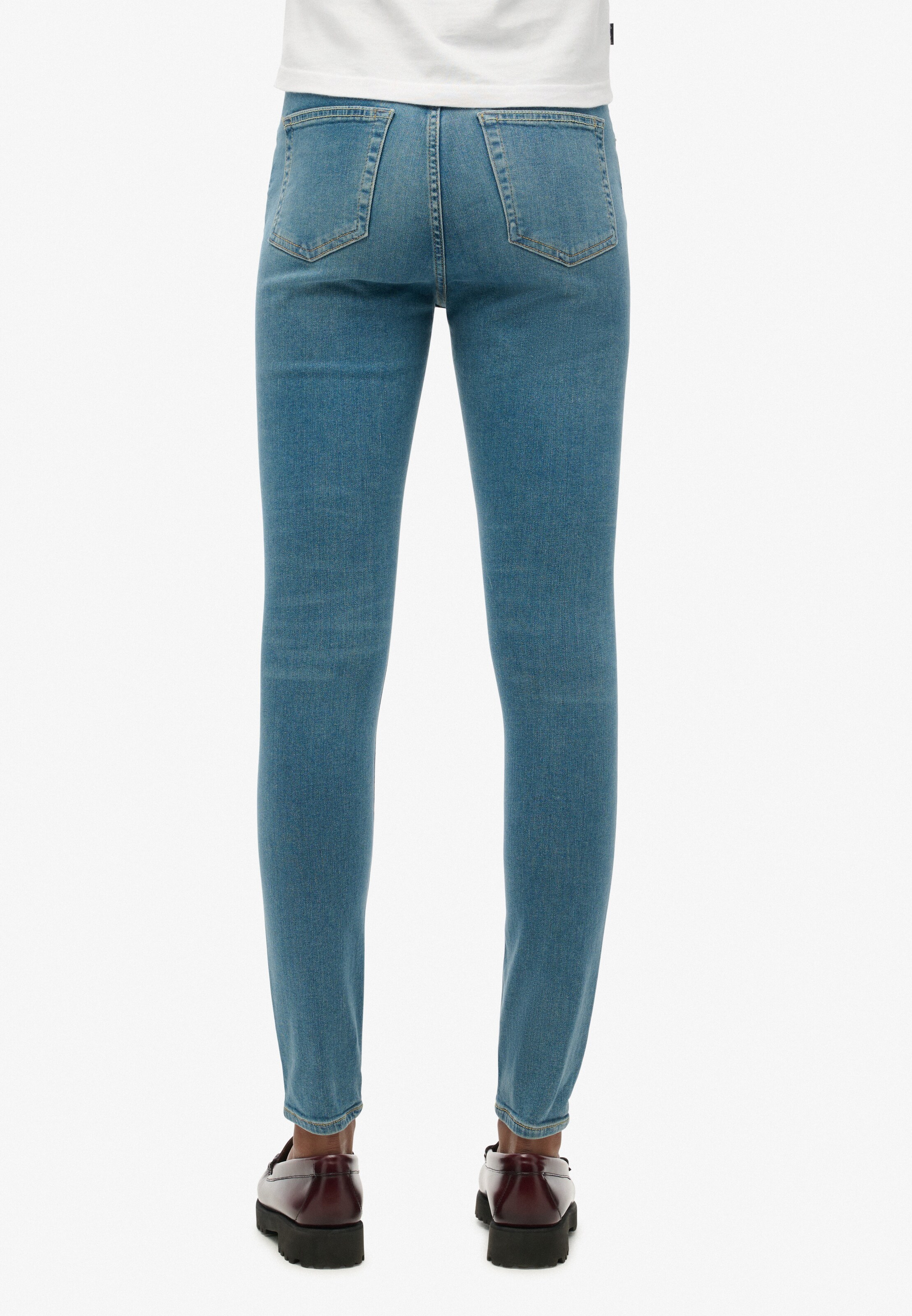 Superdry Skinny Jeans in Blau