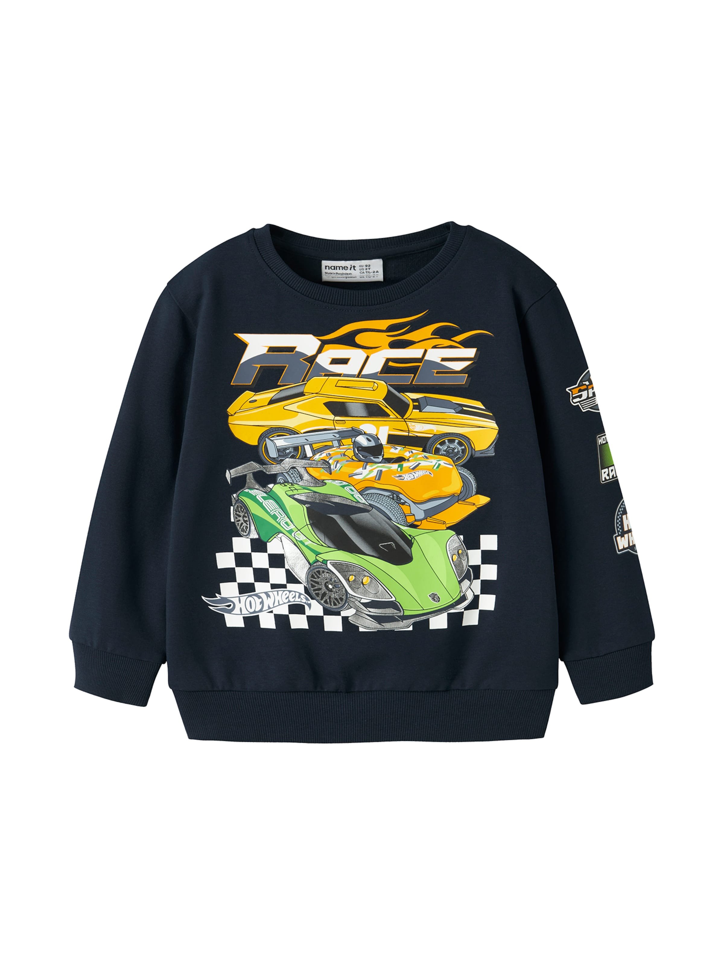 NAME IT Bluza 'NMMJERRY HOTWHEELS' w kolorze niebieski: przód