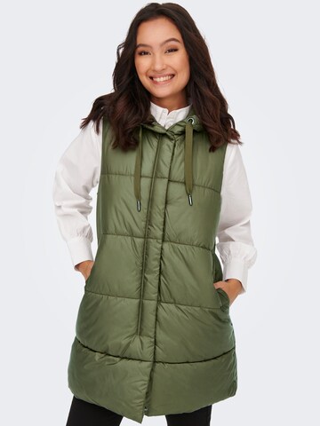 Gilet 'Asta' ONLY en vert : devant