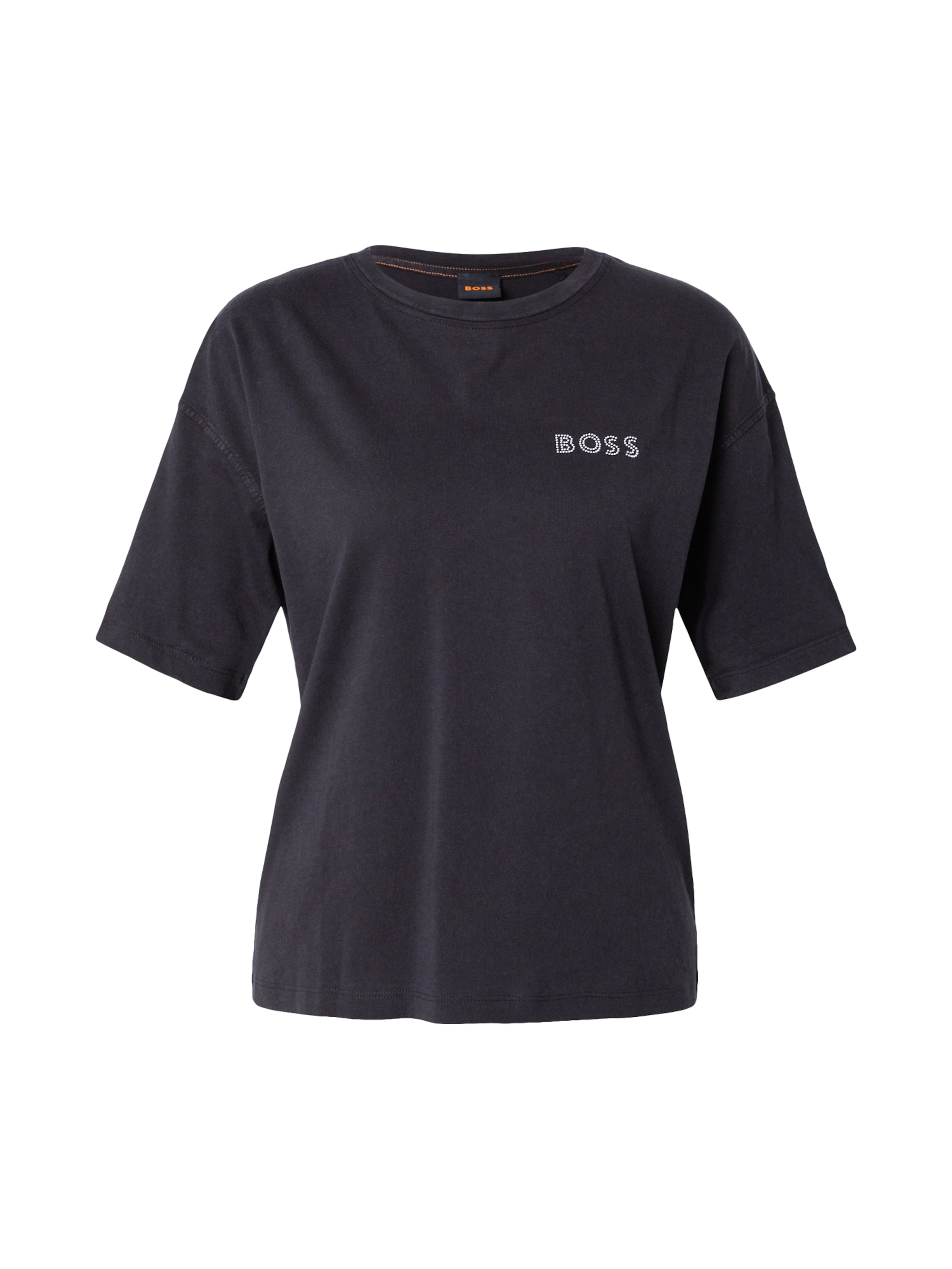 BOSS Tričko 'Evi' - Čierna: predná strana