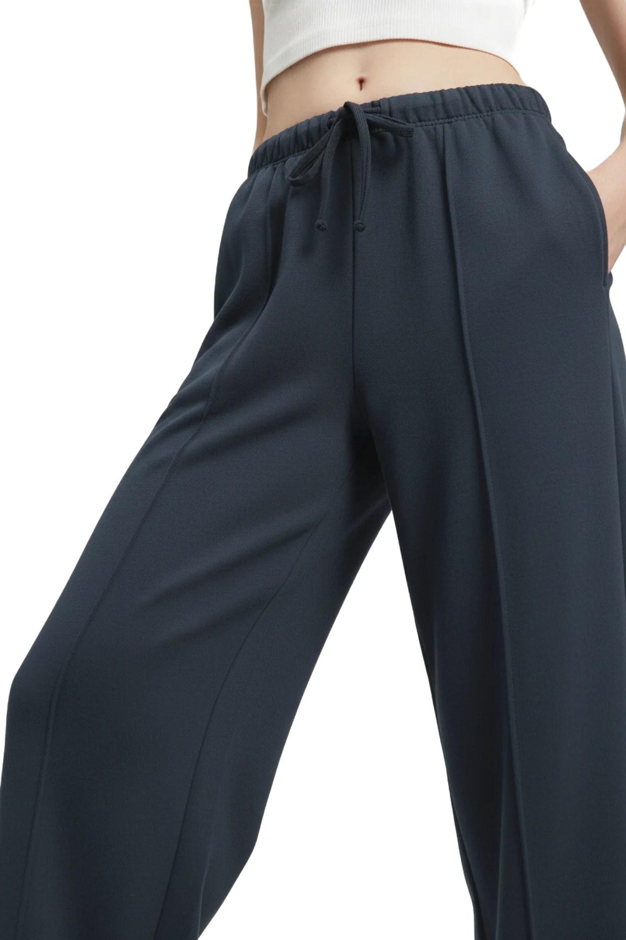 No Matter What Wide leg Broek in Blauw