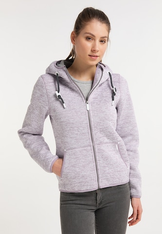 ICEBOUND Fleece jas in Lila: voorkant