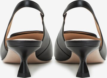 CESARE GASPARI Slingpumps in Schwarz