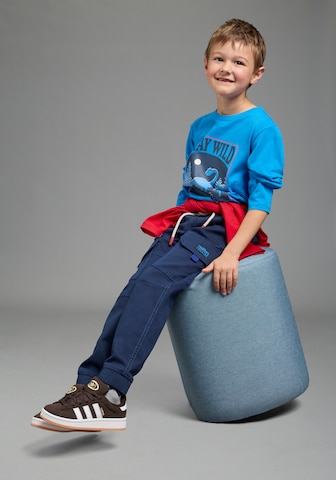 SCOUT Regular Cargohose in Blau