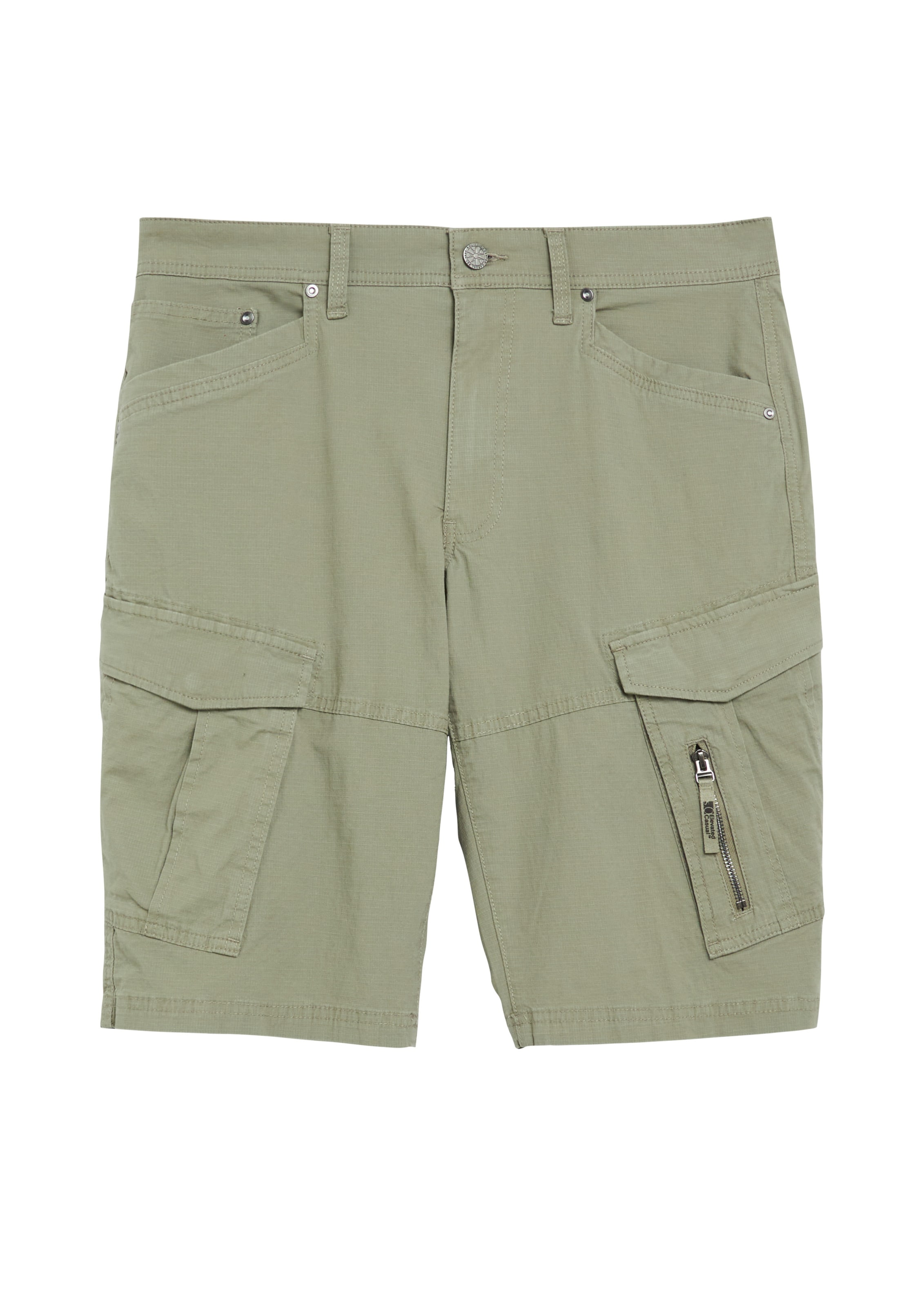 s.Oliver Regular Shorts in Grün: Vorderseite