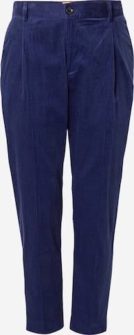 SCOTCH & SODA Slimfit Bandplooibroek in Blauw: voorkant