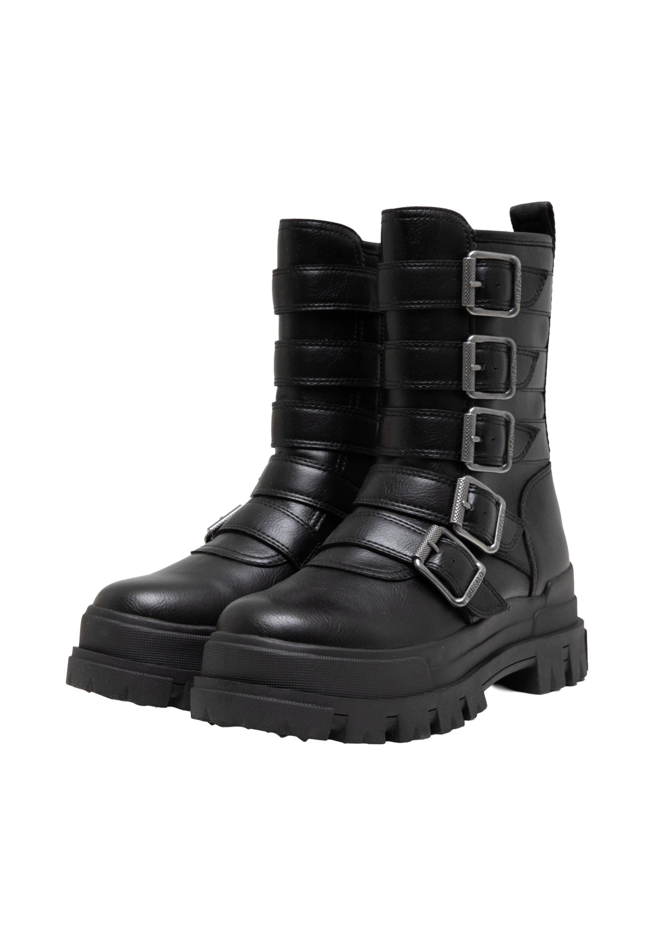 BUFFALO Boots 'Aspha' in Schwarz