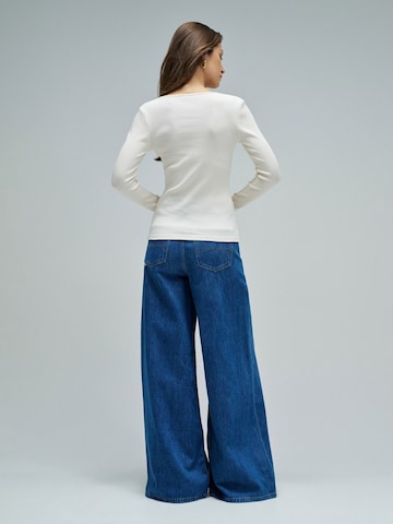 Salsa Jeans Langarm-shirts in Weiß