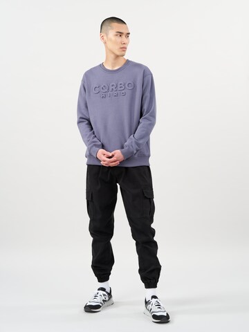 Cørbo Hiro - Sweatshirt 'Kitano' em azul