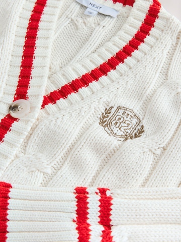 Next Плетена жилетка в бяло