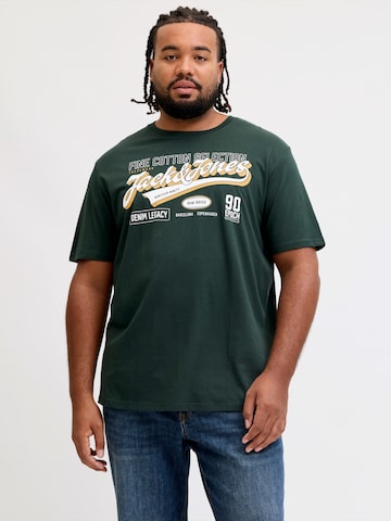 Jack & Jones Plus Póló - zöld: elől