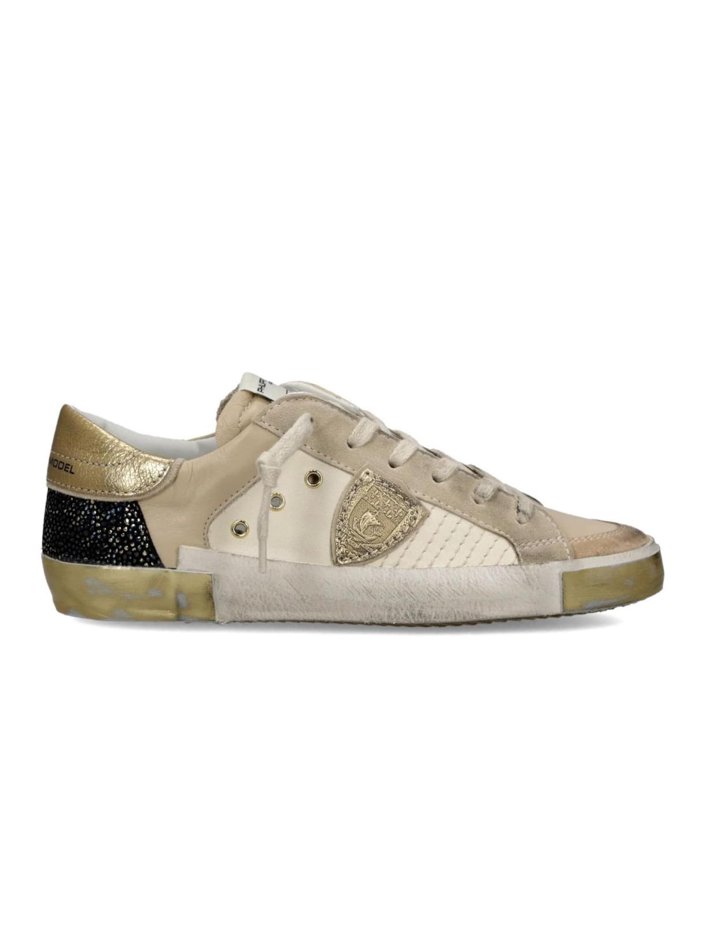 Philippe Model Sneakers in Beige: front