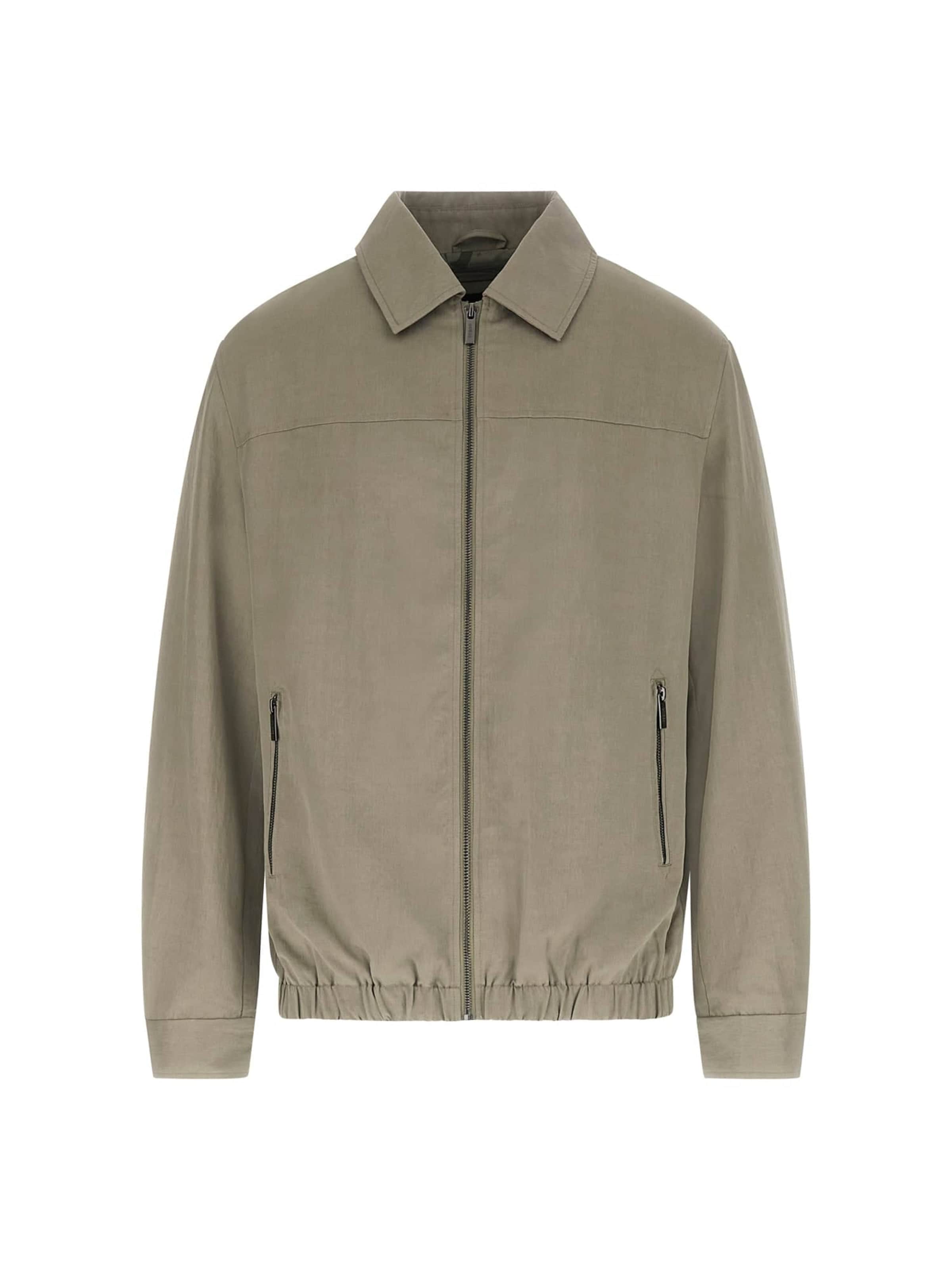 GUESS Between-Season Jacket in Green: front