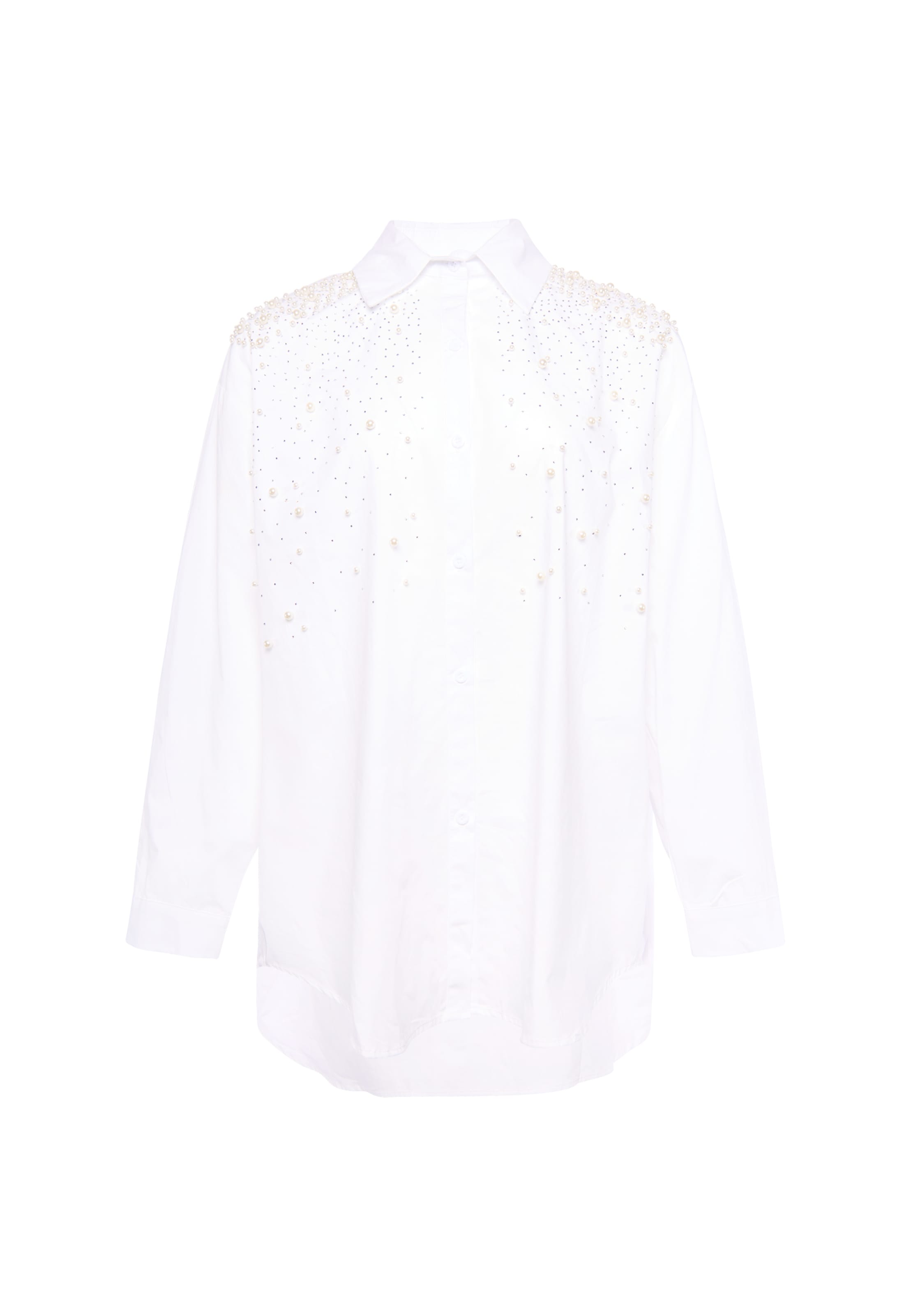 faina Blouse in White: front