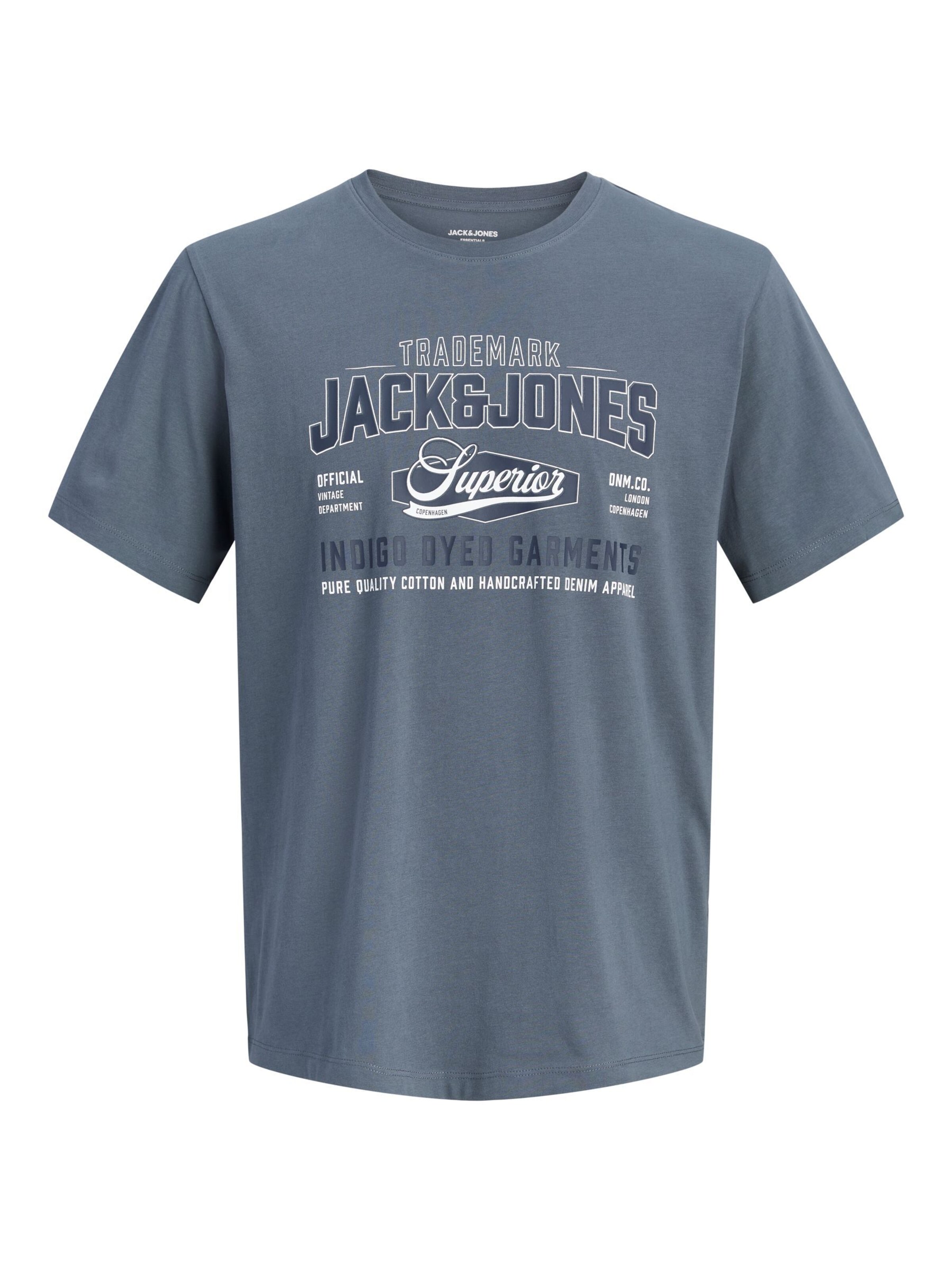 JACK & JONES Shirt in Grijs: voorkant