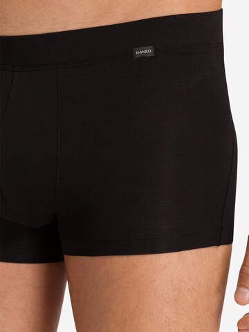 Hanro Boxershorts 'Natural Function' in Schwarz