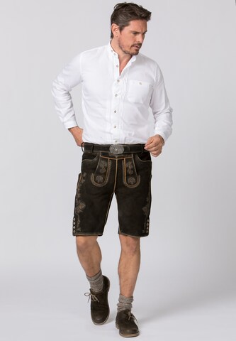 STOCKERPOINT Regular Trachten-housut 'OLIVER' värissä ruskea