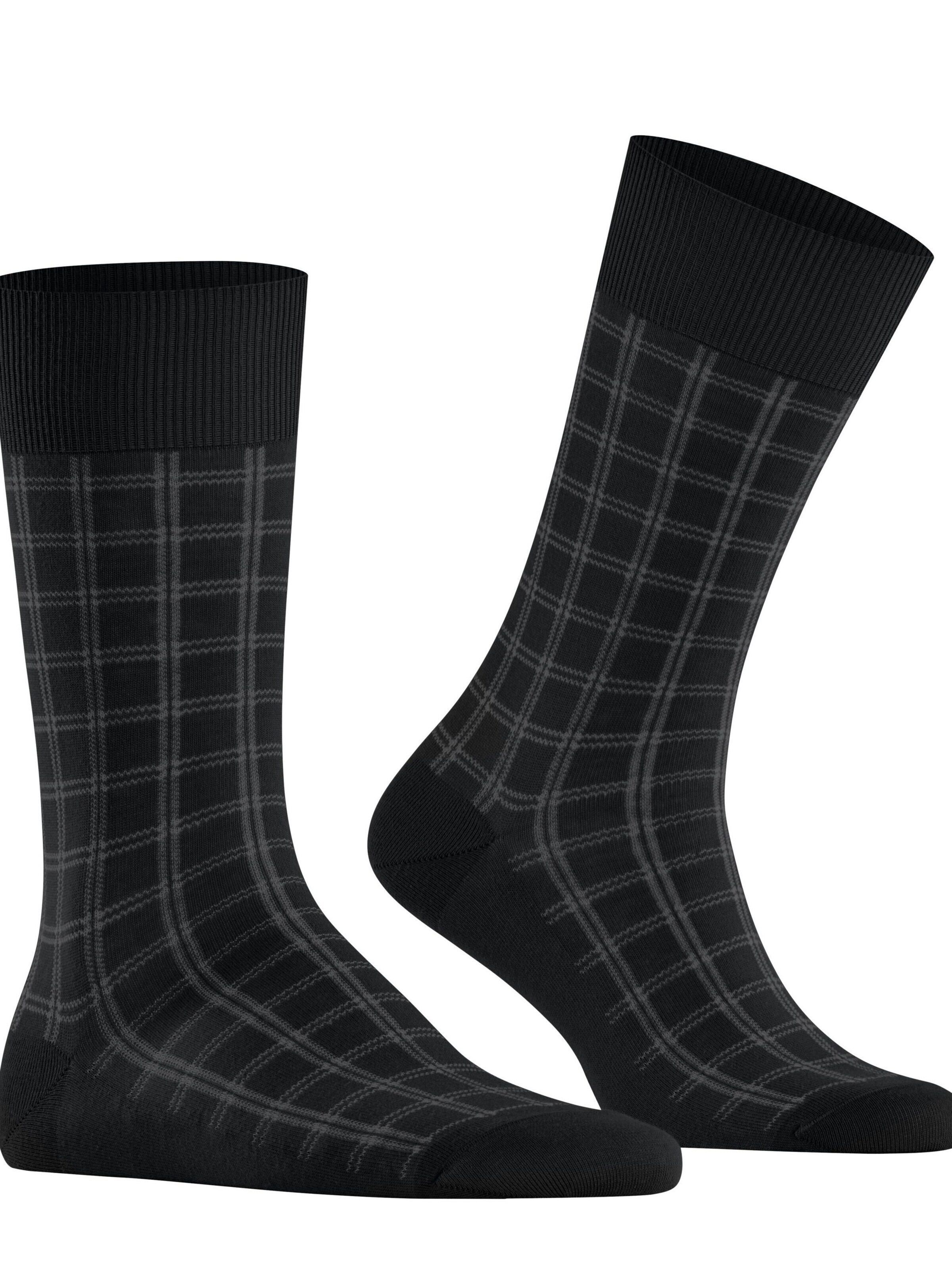 FALKE Socken 'Modern Tailor'‌‌ in Schwarz: Vorderseite