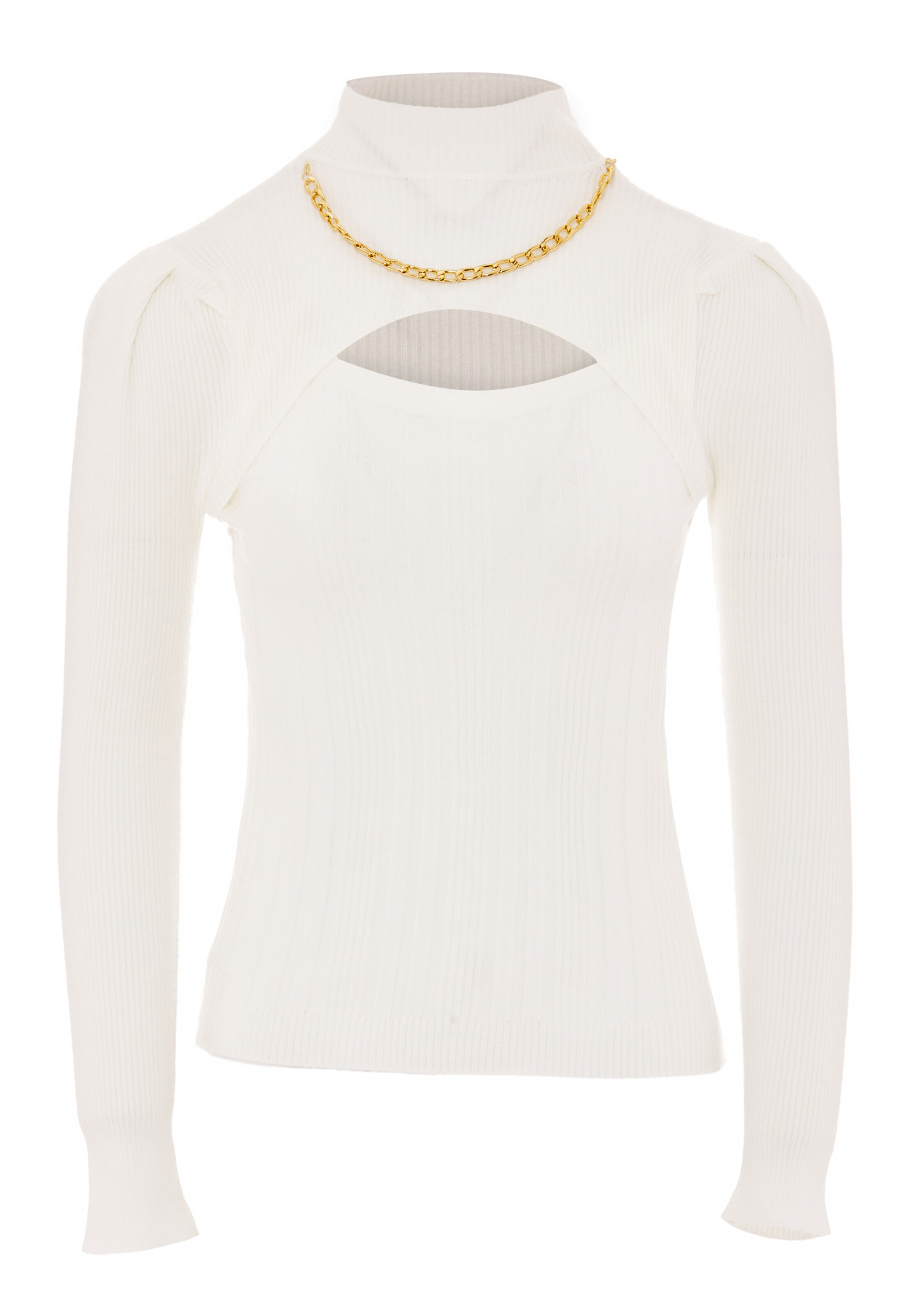 nascita - Pullover em branco: frente