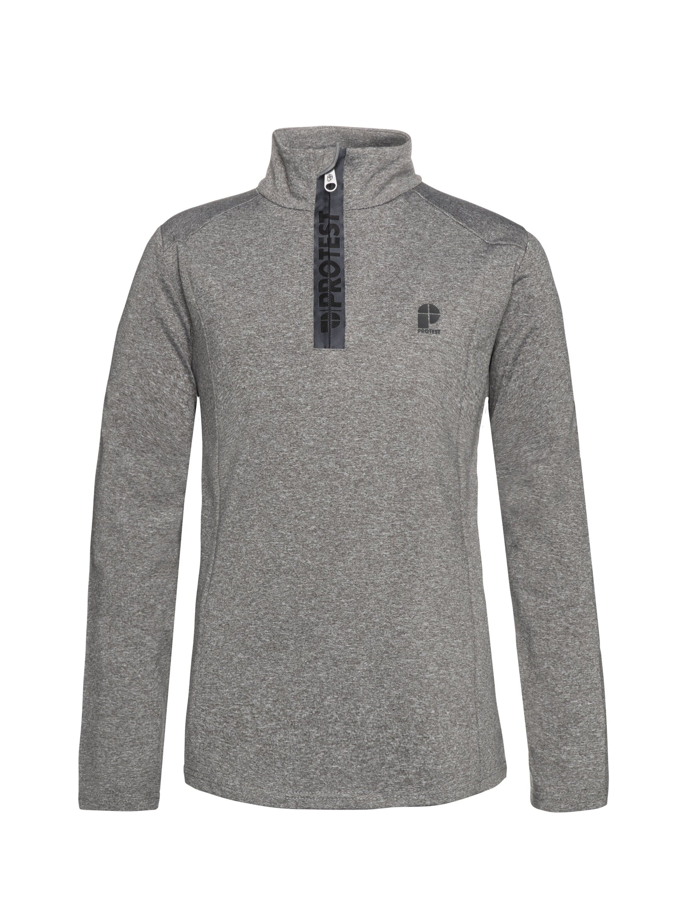 PROTEST Sports sweatshirt 'WILLOWY JR' in Grey: front