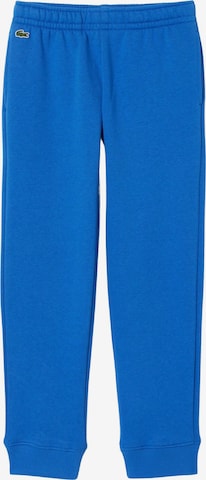 LACOSTE Regular Pants in Blue: front