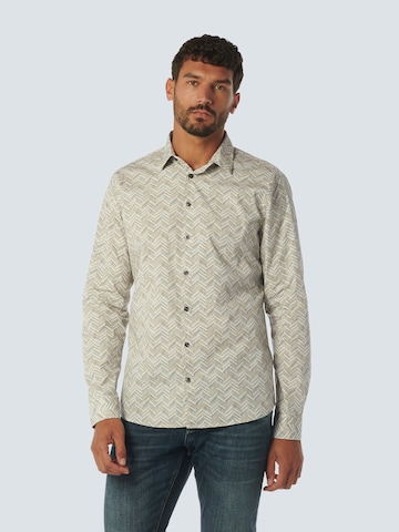 No Excess Regular Fit Skjorte i beige: forside