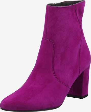 Paul Green Ankle Boots in Pink: front