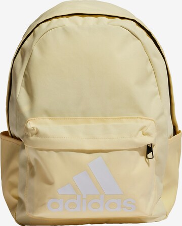ADIDAS PERFORMANCE Sports Backpack in Yellow: front