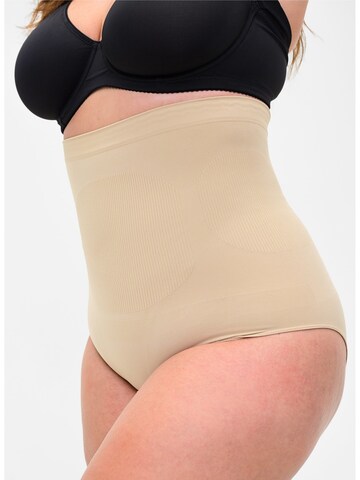 Zizzi Shapingslip in Beige: voorkant