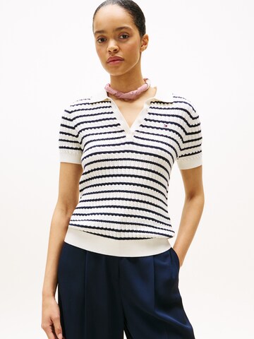 TOMMY HILFIGER Πουλόβερ σε λευκό: μπροστά