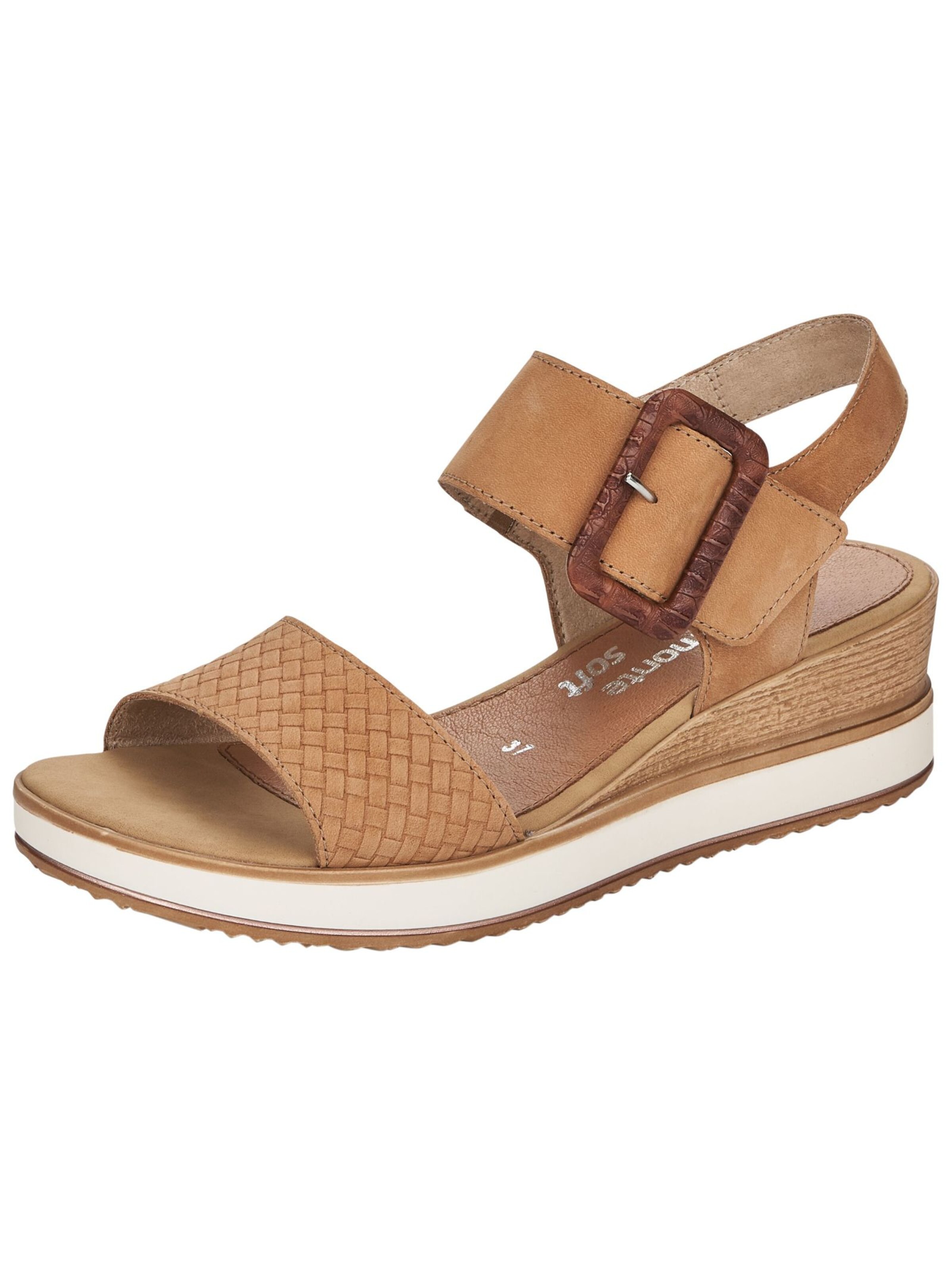 REMONTE Sandaal in Bruin: voorkant