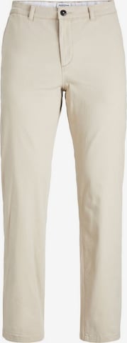 Regular Pantalon chino 'Kane' JACK & JONES en beige : devant