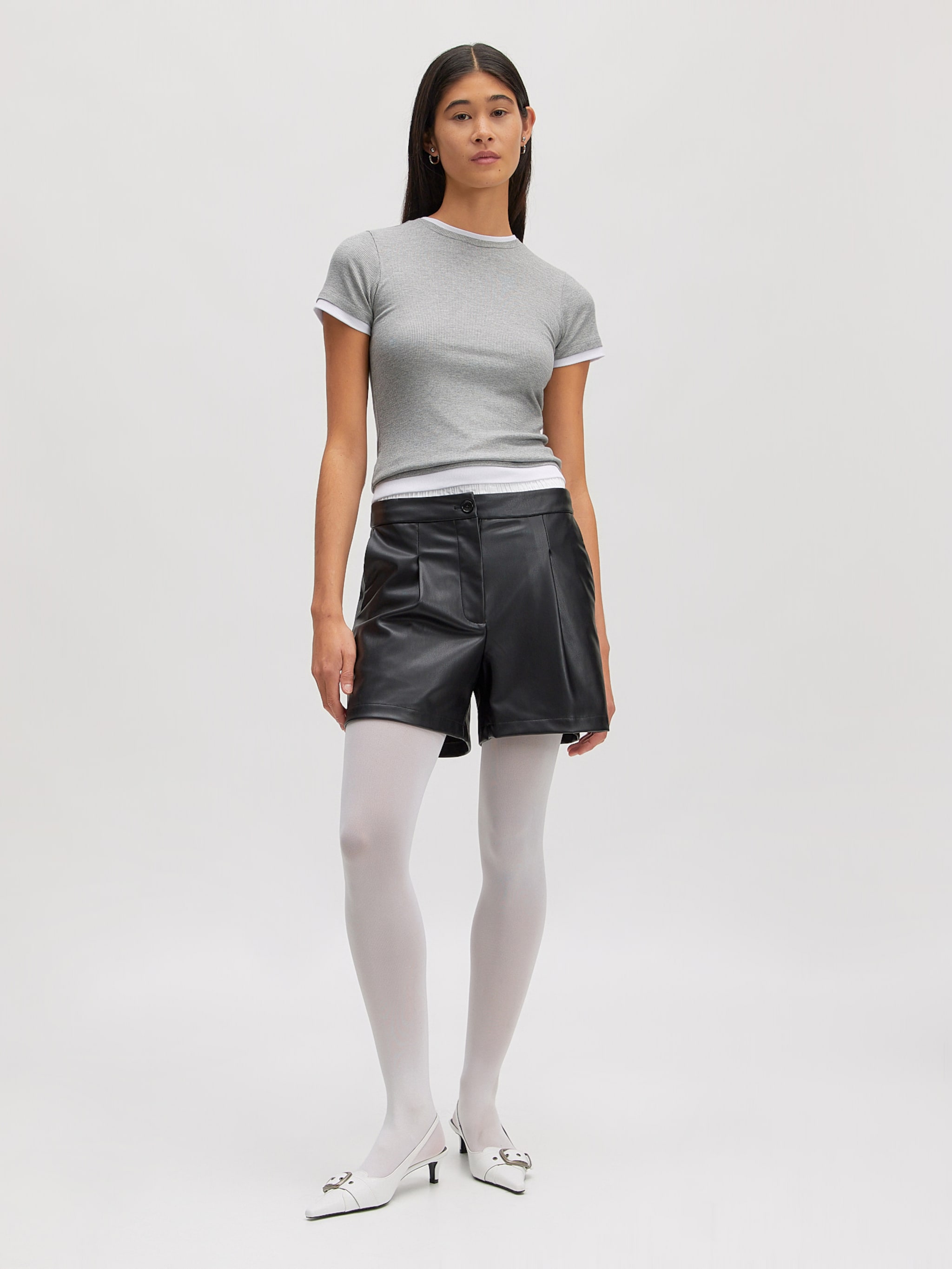 EDITED Nieuwigheden Shirt 'Dima' Grijs