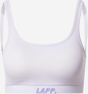 Lapp the Brand Bustier Sports-BH i lilla: forside