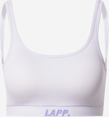 Lapp the Brand Bralette Sports Bra in Purple: front