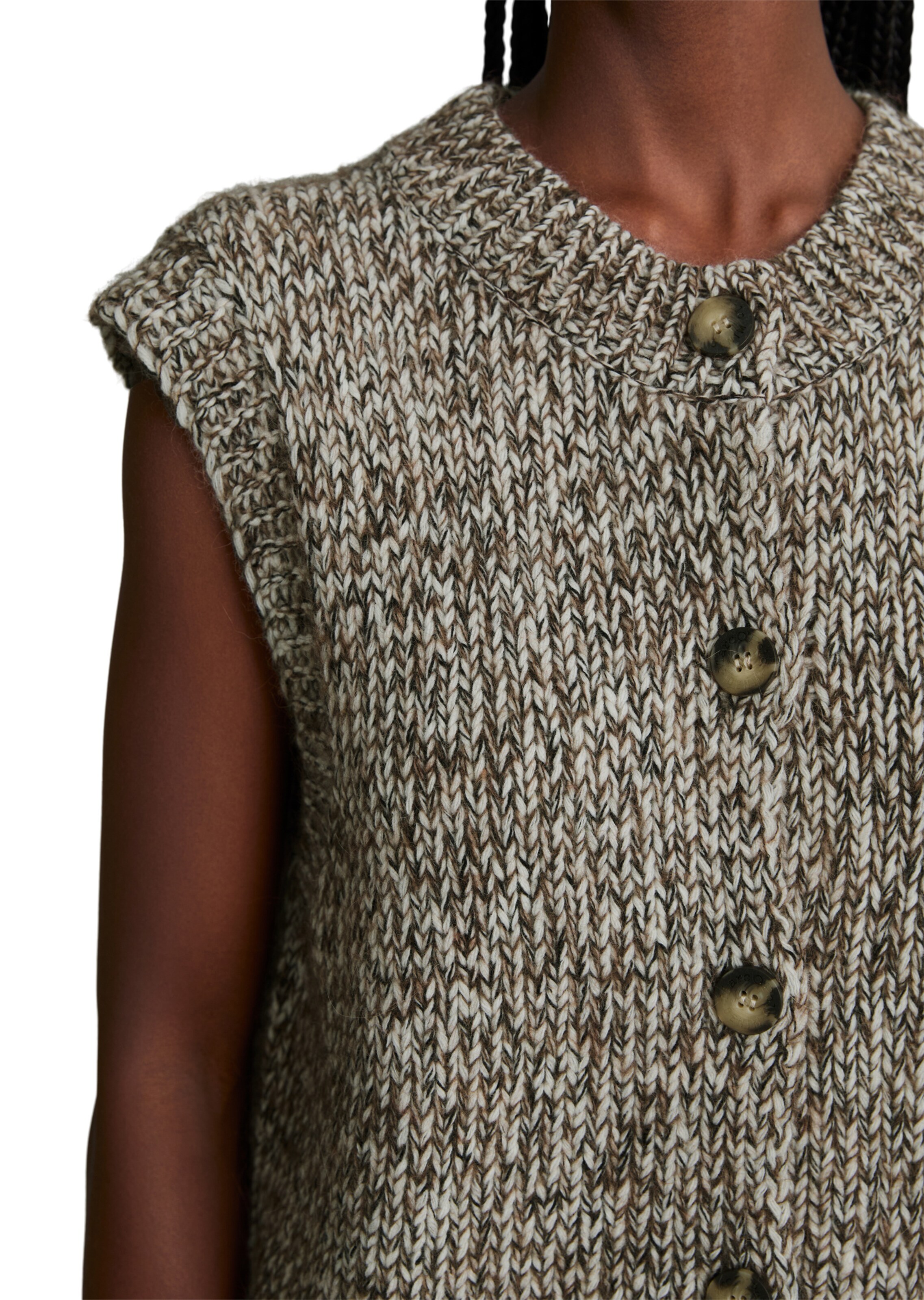 Marc O'Polo DENIM Knitted vest in Beige