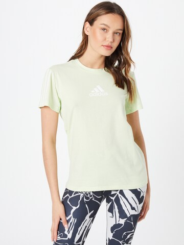 Maglia funzionale di ADIDAS SPORTSWEAR in verde: frontale