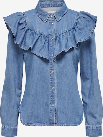 ONLY Blouse 'Indigo' in Blue: front