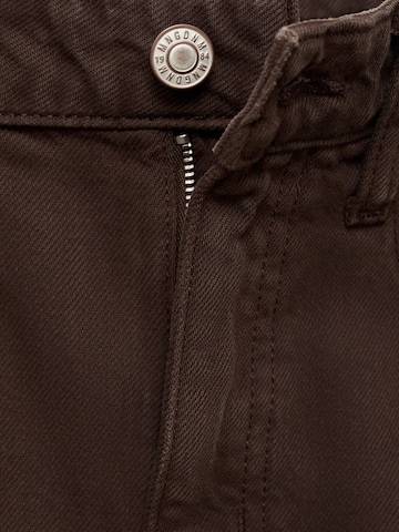 MANGO Loosefit Jeans 'BET' i brun