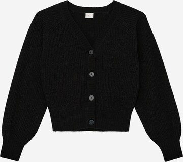 s.Oliver Strickjacke in Schwarz: predná strana