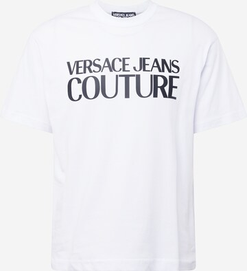 balts Versace Jeans Couture T-Krekls: no priekšpuses