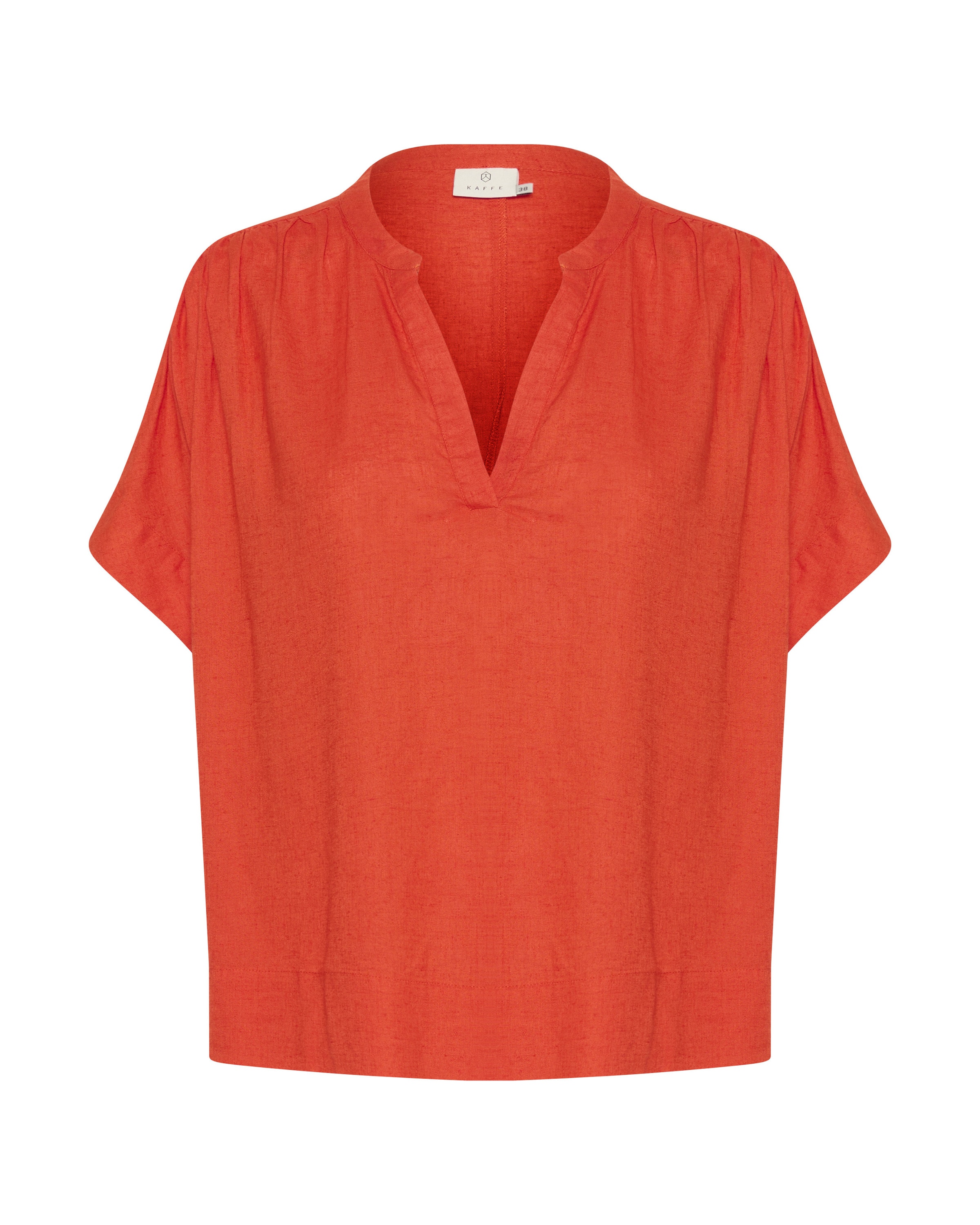 Kaffe - Blusa 'KAMilia' em vermelho: frente