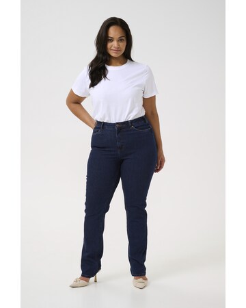 KAFFE CURVE regular Jeans 'Sina' i blå