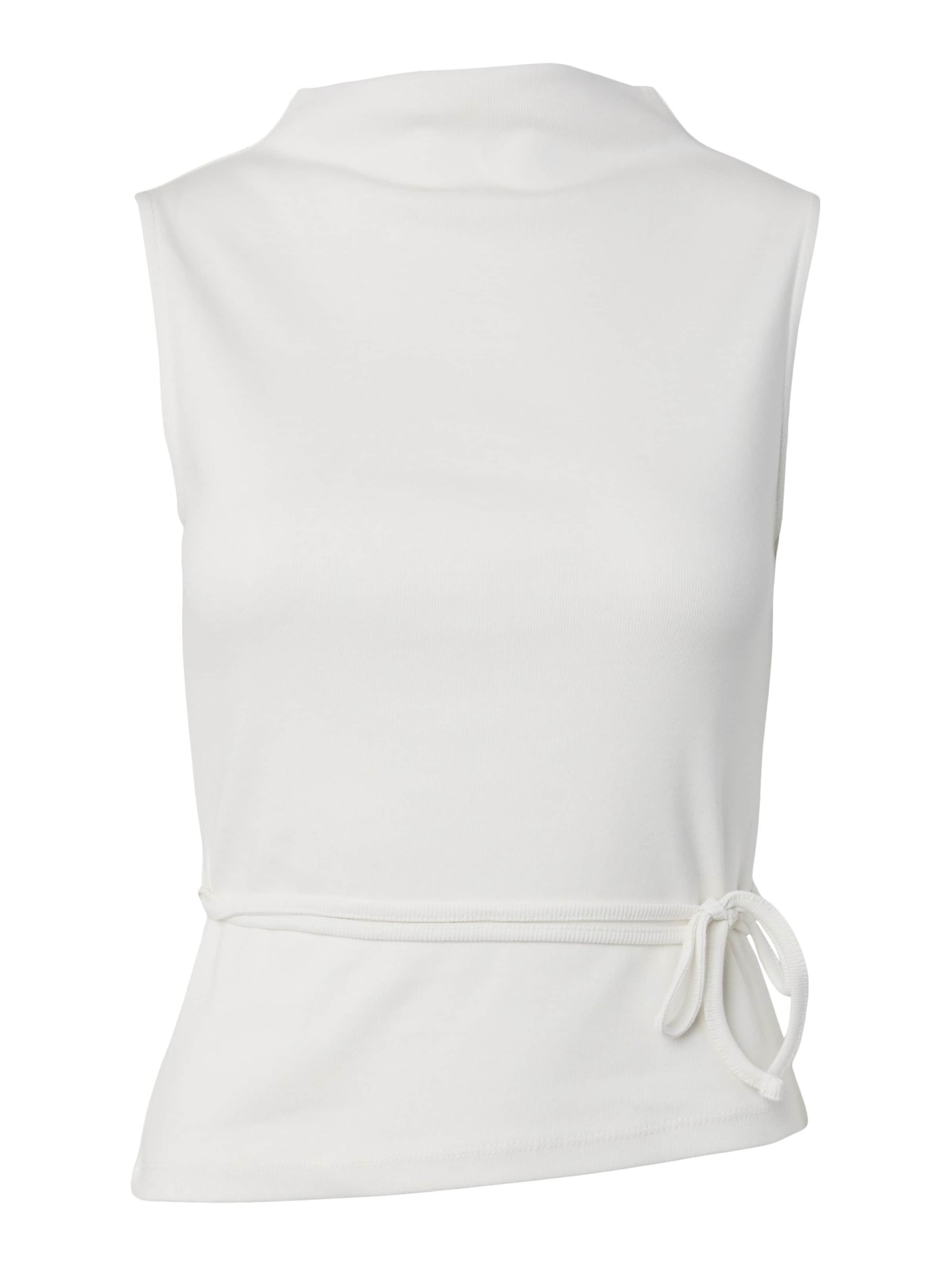 PIECES - Top 'PCOlive' en blanco: frente
