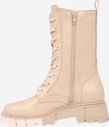 Karolina Kurkova Originals Lace-Up Boots 'Caro' in Beige