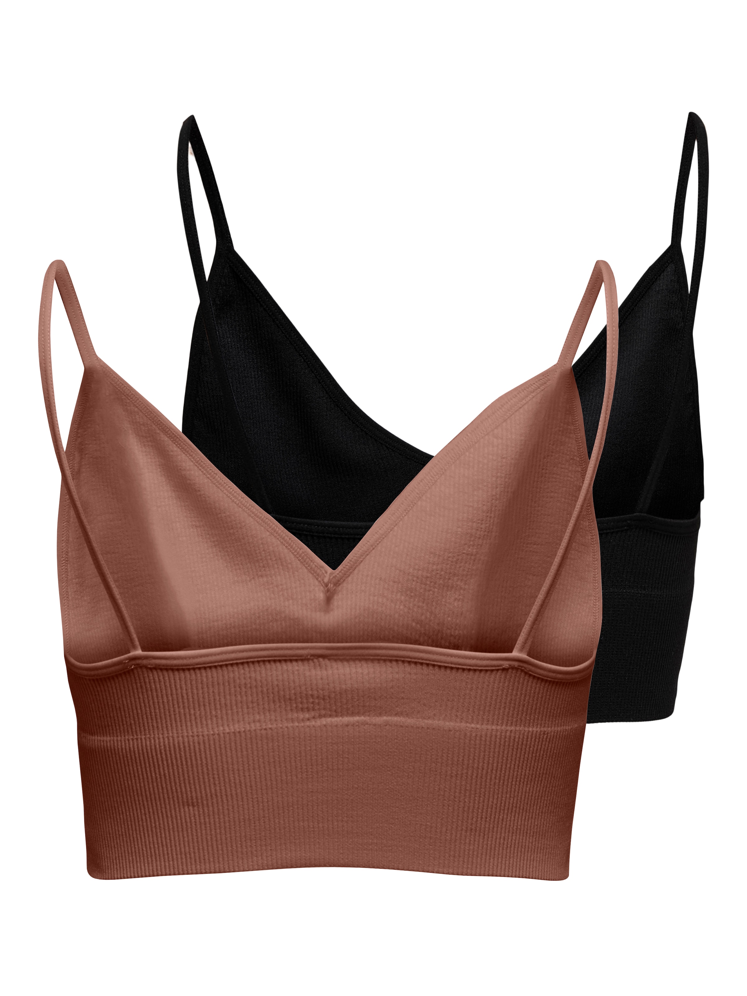 ONLY Bralette Bra 'ONLVicky' in Brown