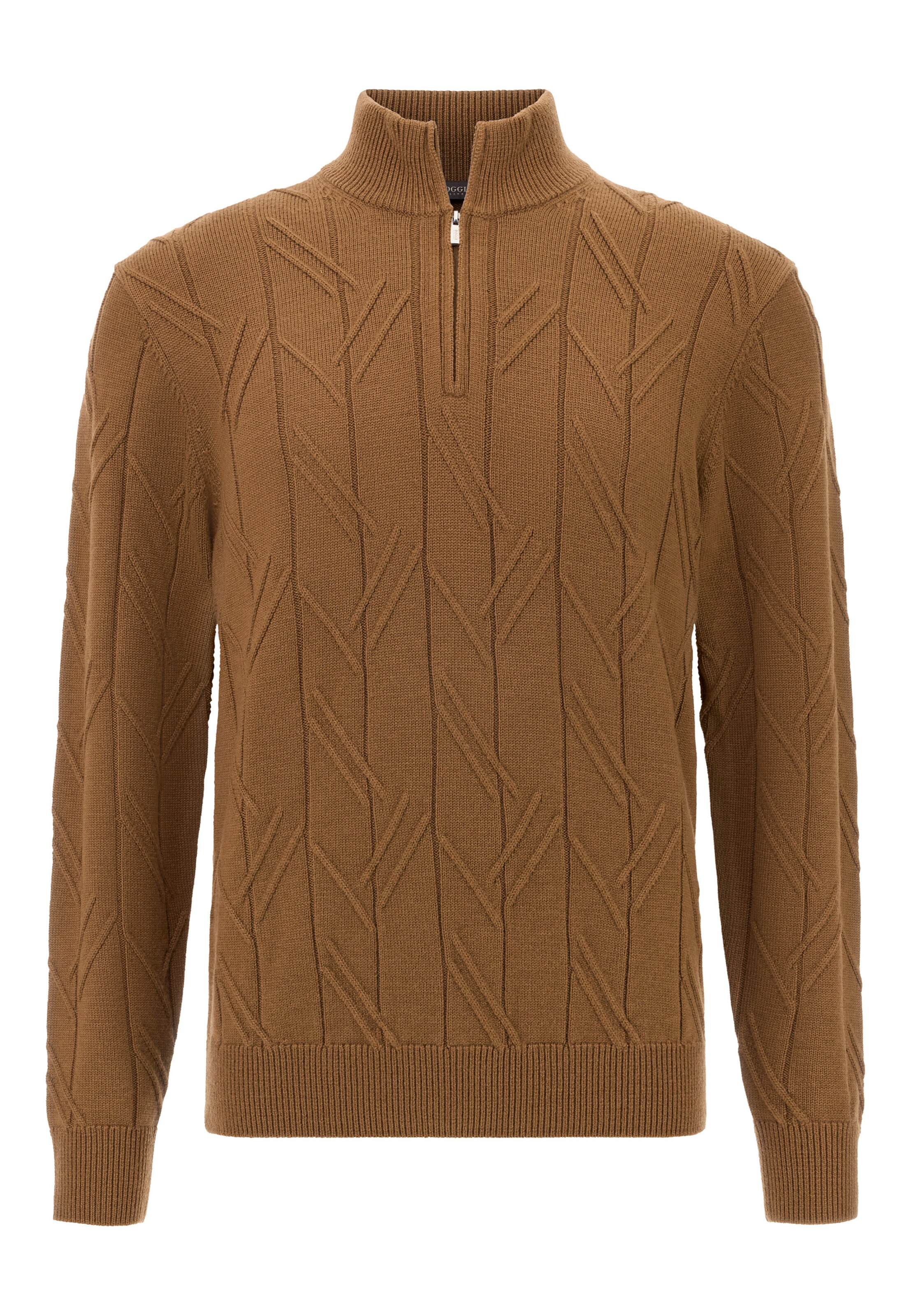 Boggi Milano Свитер в Коричневый: спереди