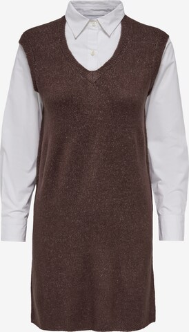 Robe-chemise 'Drea' JDY en marron : devant